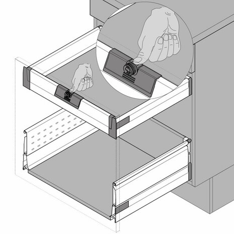 TANDEMBOX meenemer binnenlade